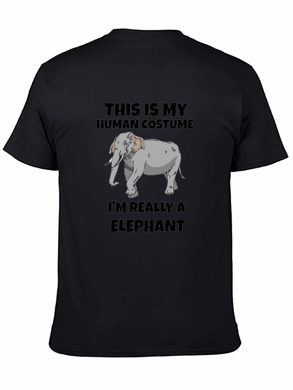 Human Costume Elephant Graphic Tee
