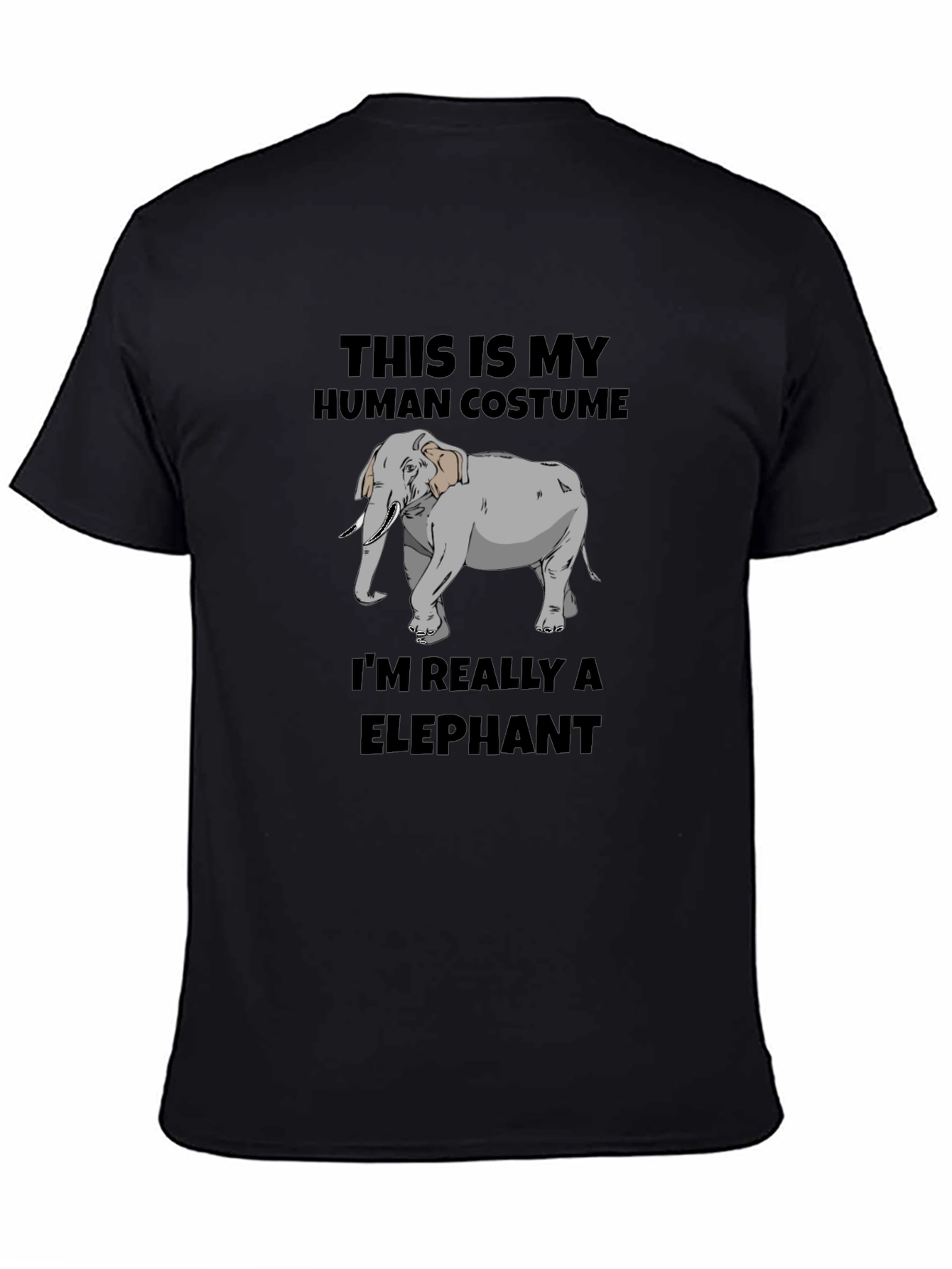 Human Costume Elephant Graphic Tee