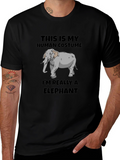Human Costume Elephant Graphic Tee