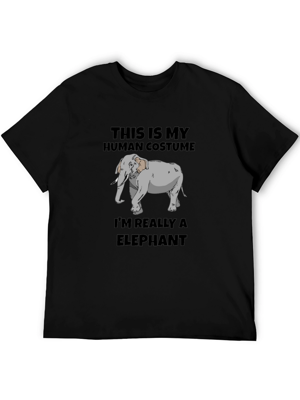 Human Costume Elephant Graphic Tee