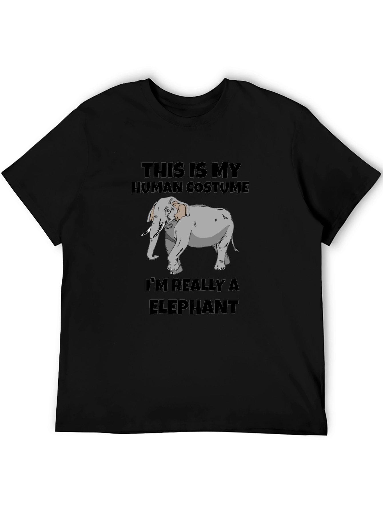 Human Costume Elephant Graphic Tee