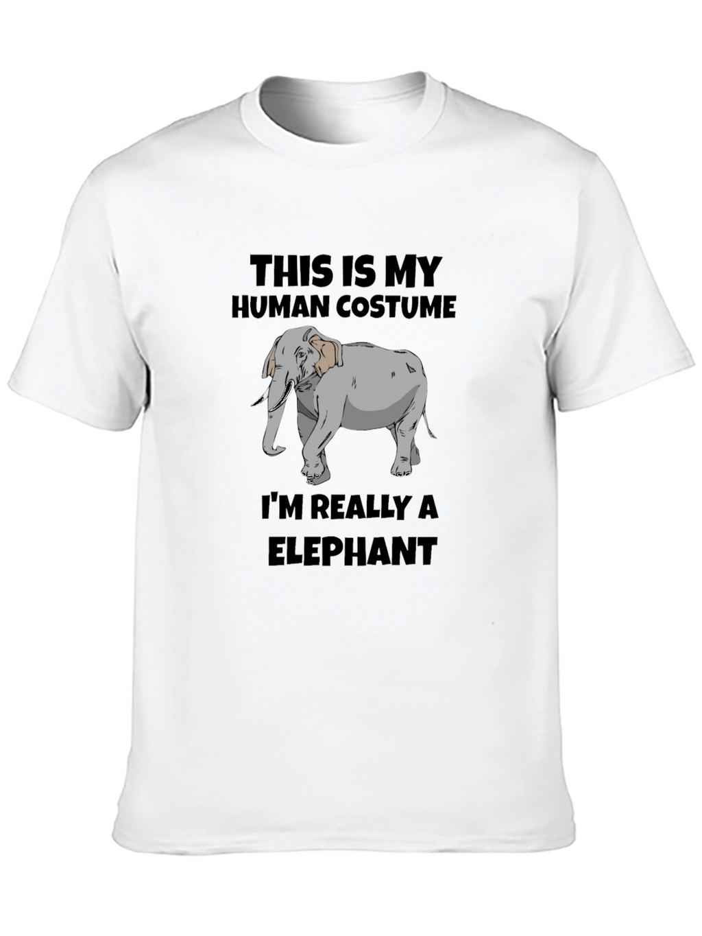 Human Costume Elephant Graphic Tee
