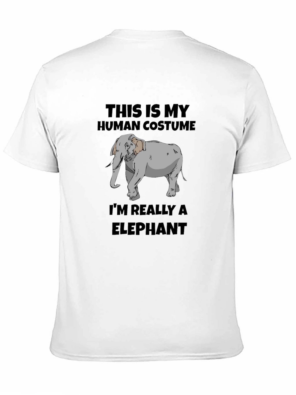 Human Costume Elephant Graphic Tee