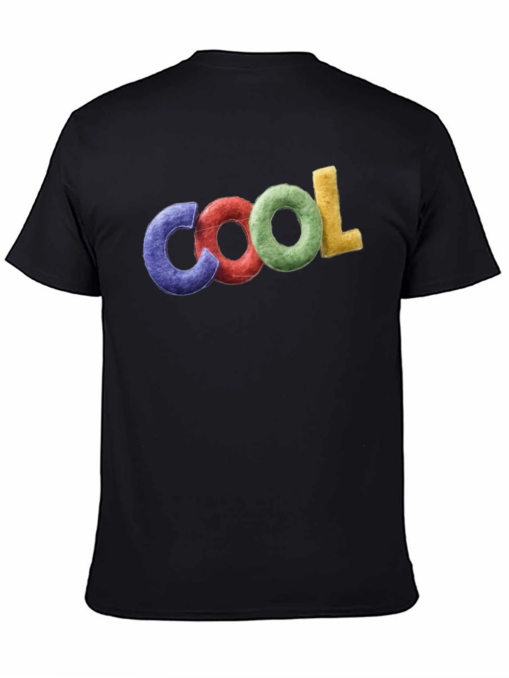 Cool Graphic T-Shirt - Black Crew Neck Tee
