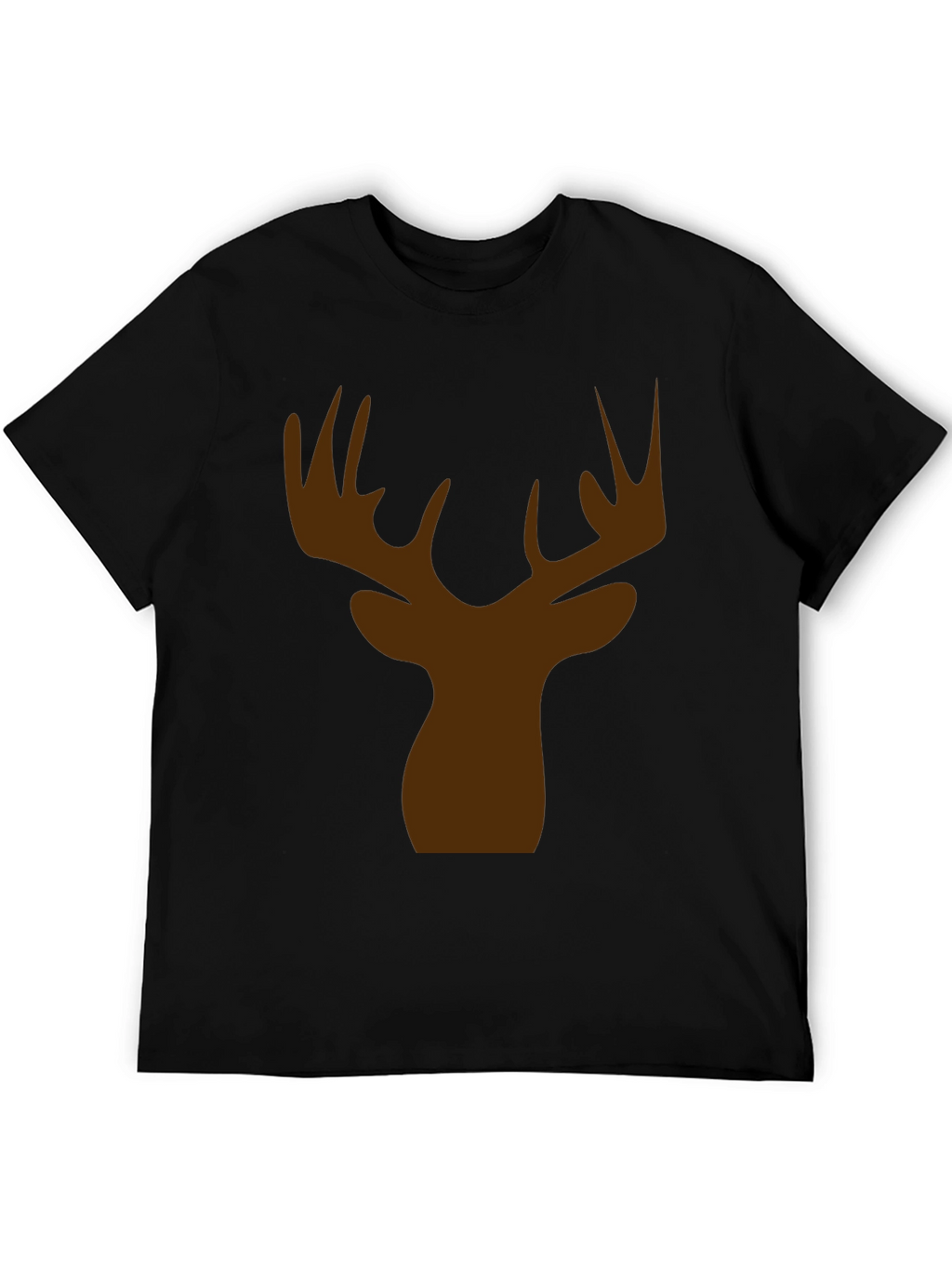 Deer Head Silhouette Graphic Tee