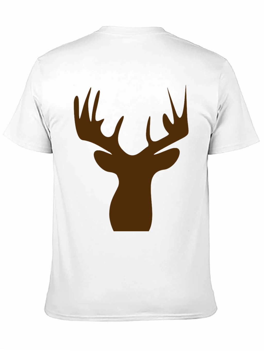 Deer Head Silhouette Graphic Tee