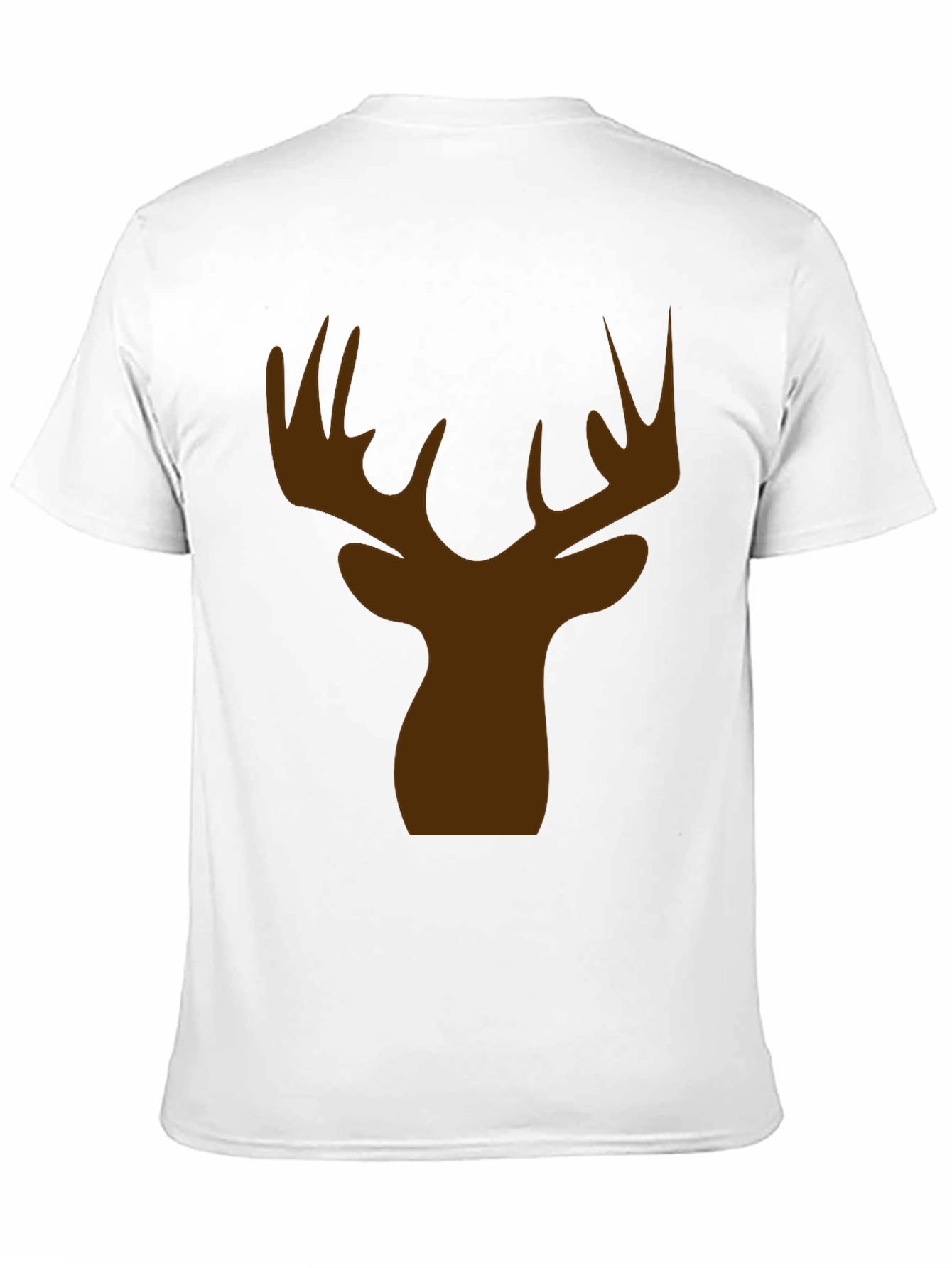 Deer Head Silhouette Graphic Tee