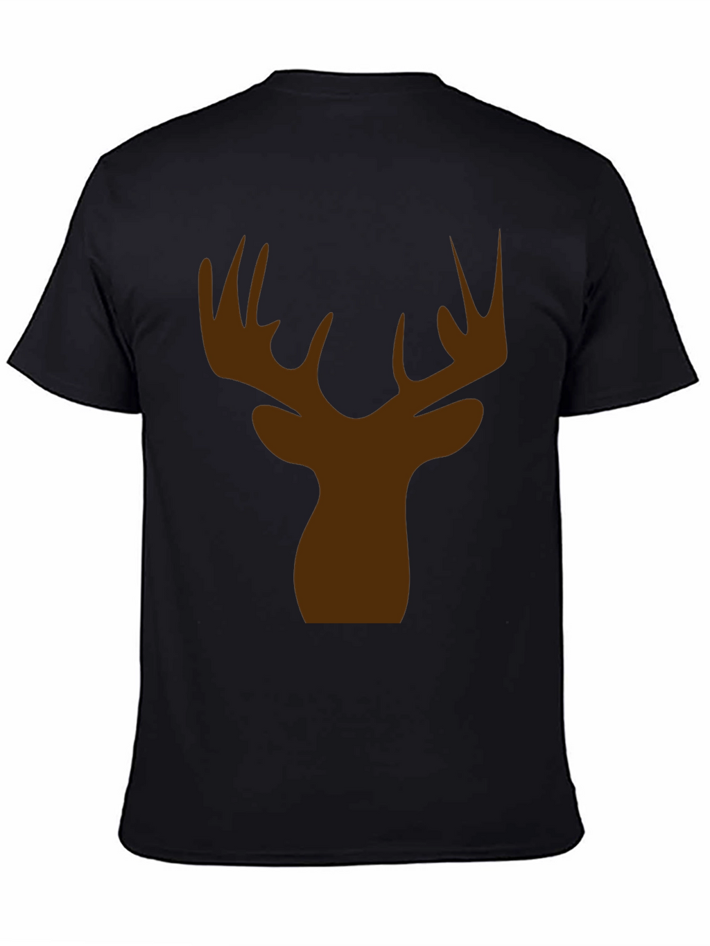 Deer Head Silhouette Graphic Tee