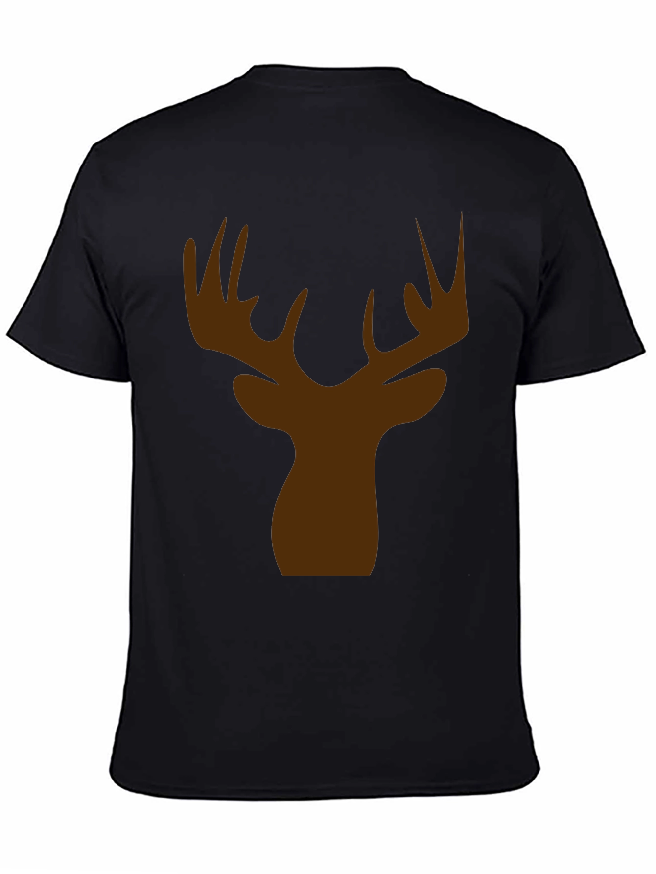 Deer Head Silhouette Graphic Tee
