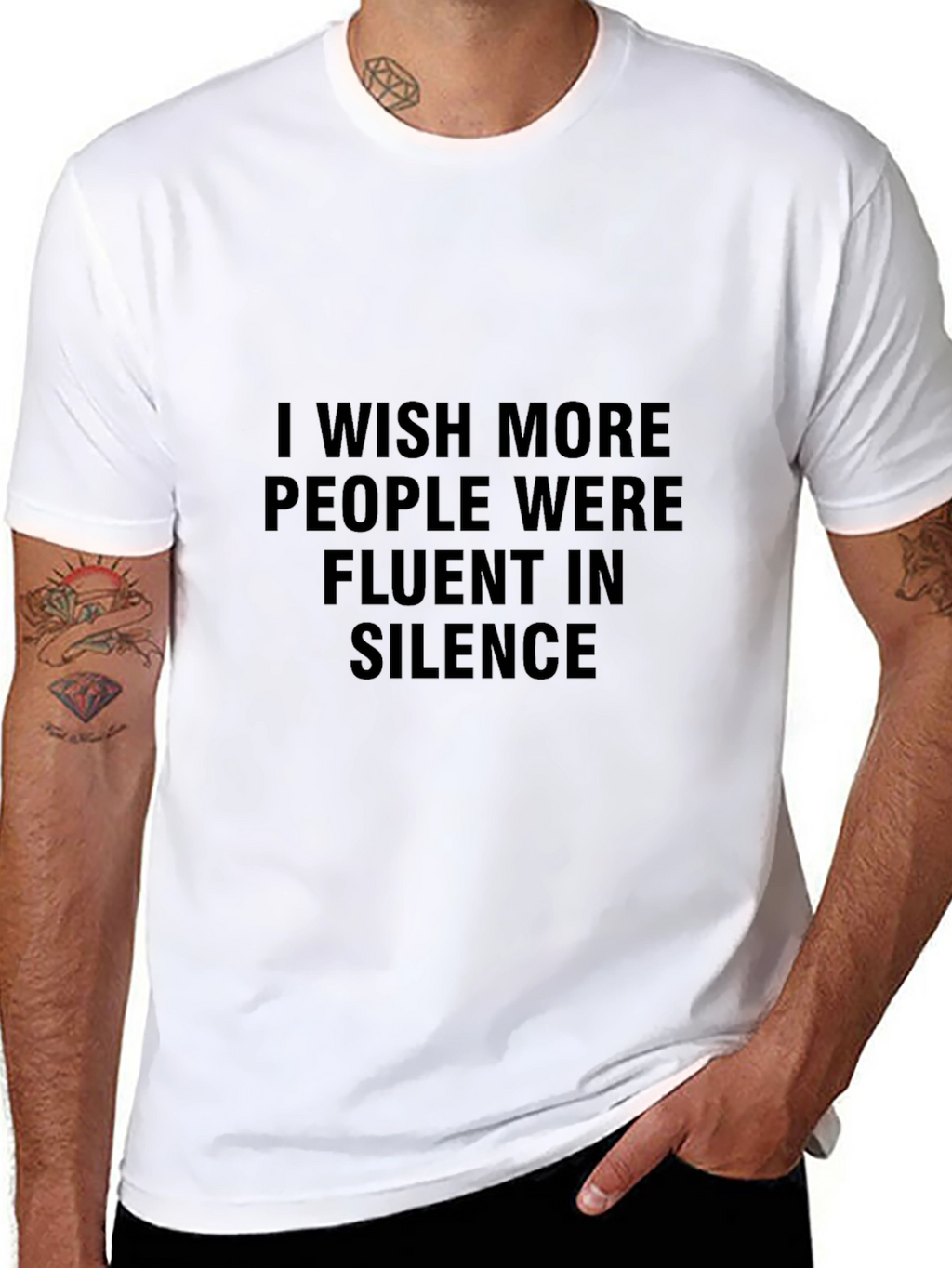 Fluent in Silence Graphic Tee