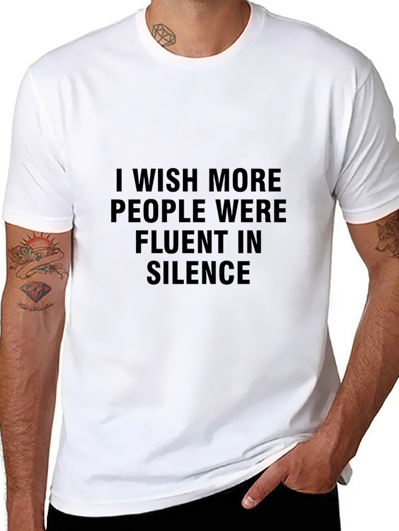 Fluent in Silence Graphic Tee