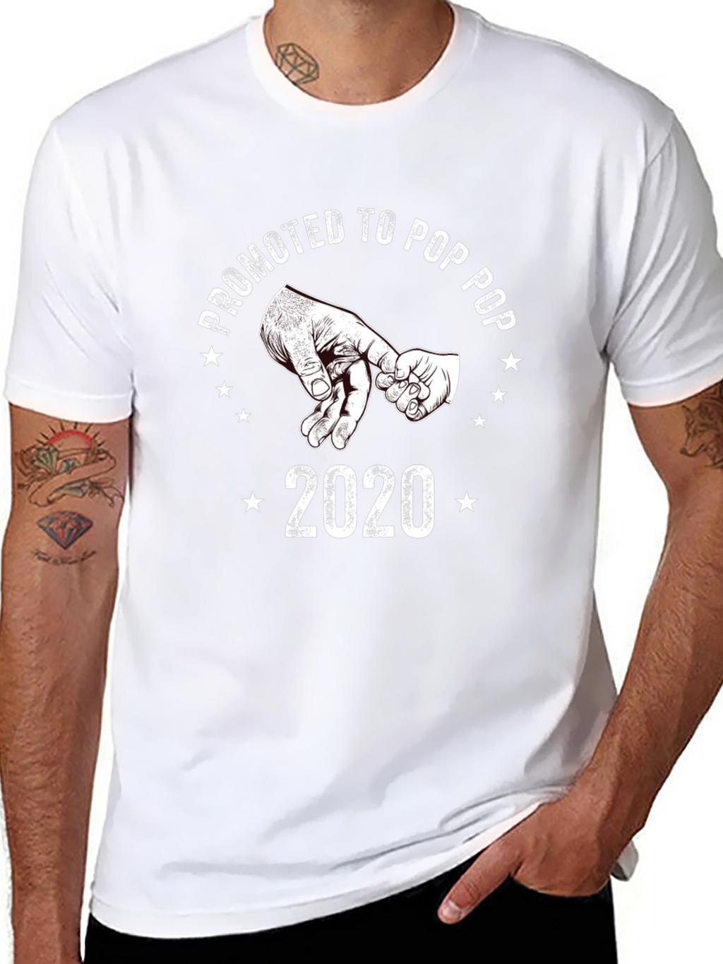 Promoted To Pop Pop 2020 T-Shirt