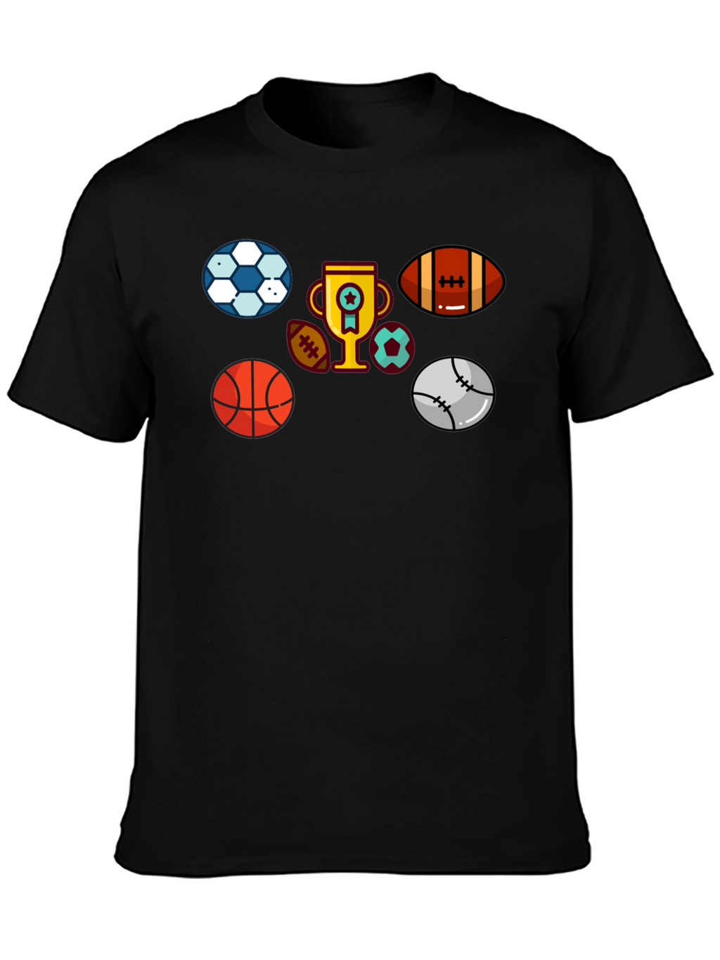 Sports Theme Graphic Tee
