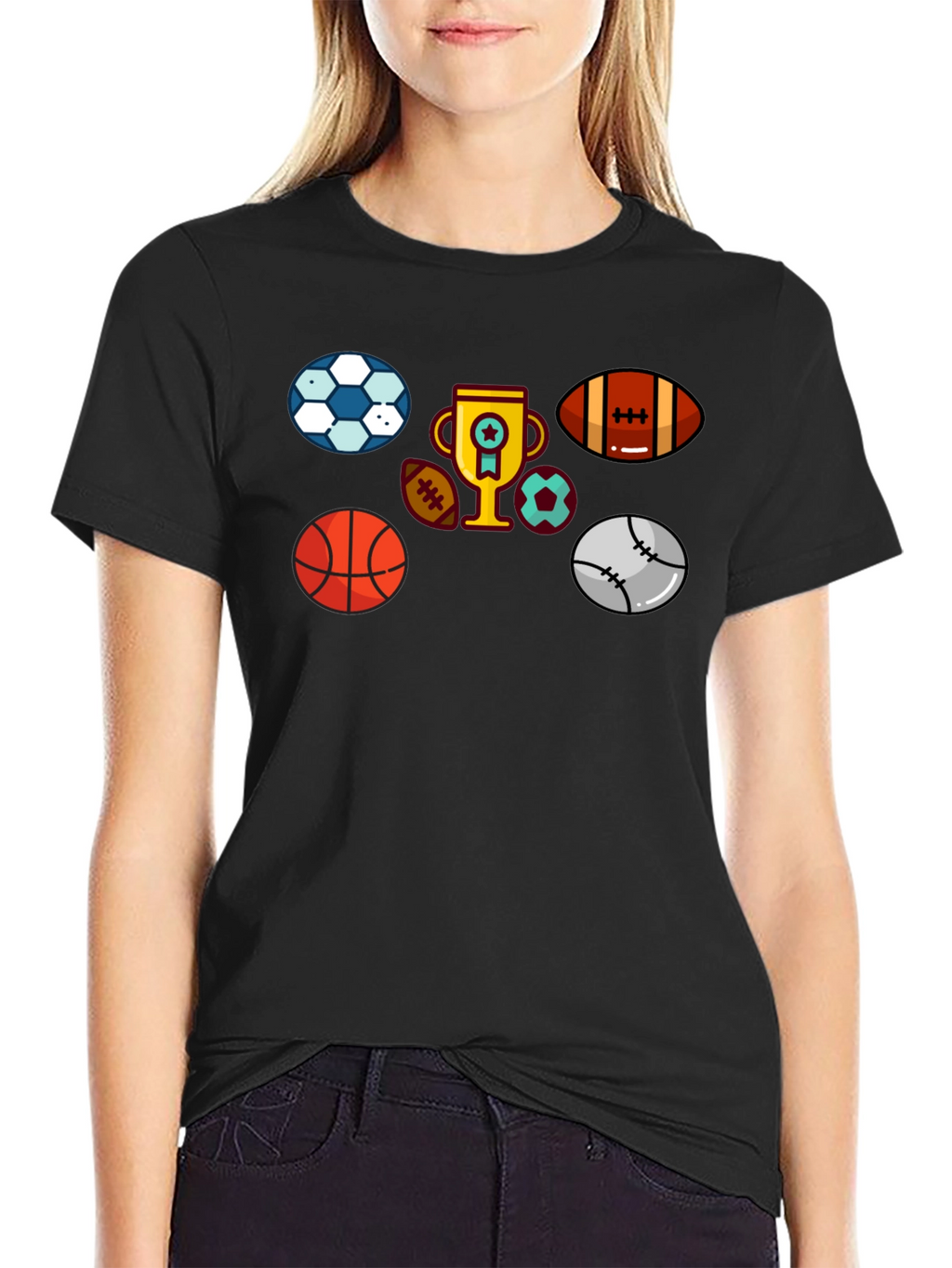 Sports Theme Graphic Tee