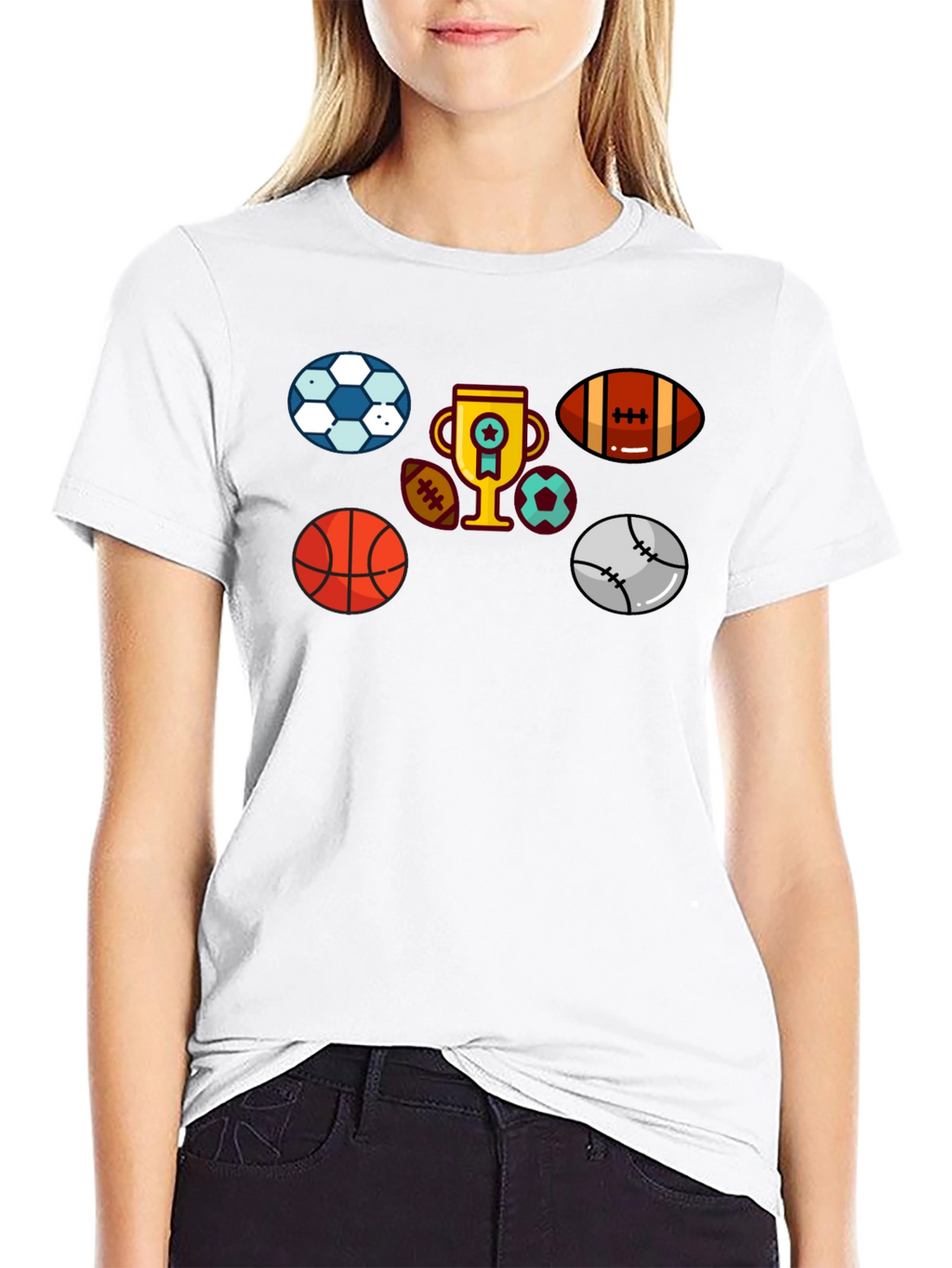 Sports Theme Graphic Tee