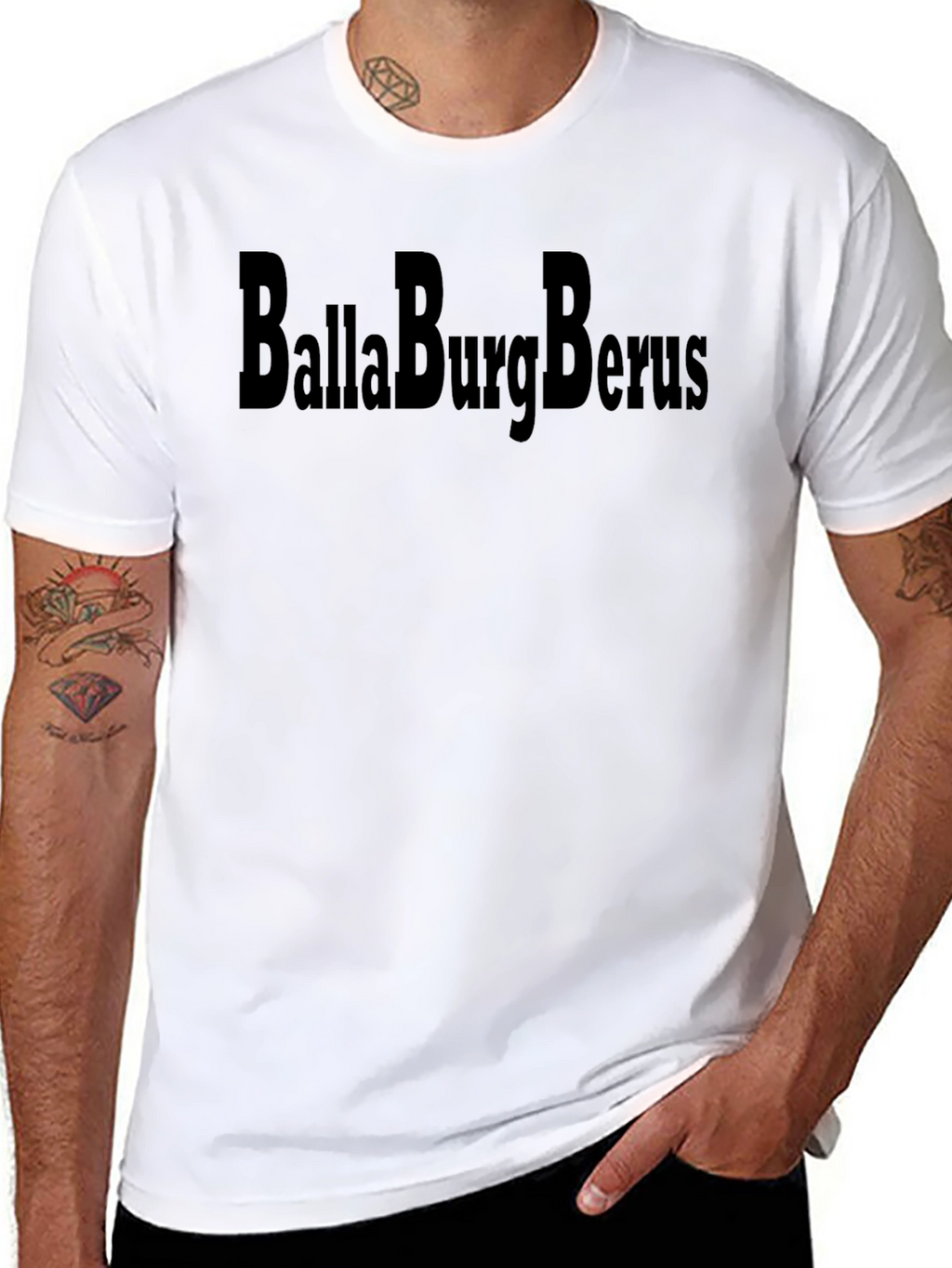 BallaBurgBerus Black Graphic Tee