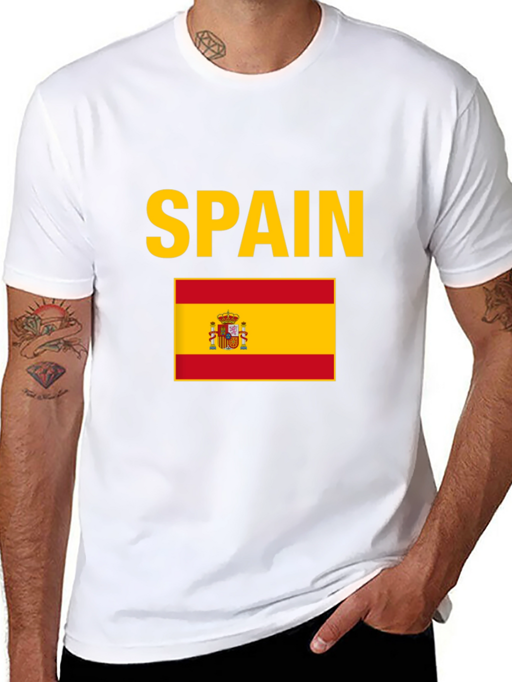 Spain Flag T-Shirt - Support Your Team!