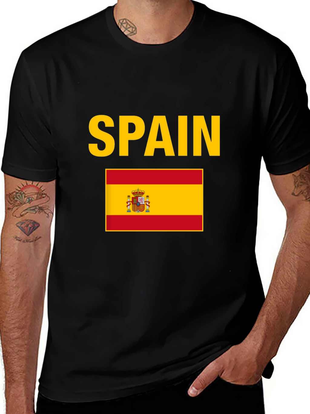 Spain Flag T-Shirt - Support Your Team!