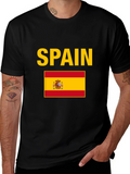 Spain Flag T-Shirt - Support Your Team!