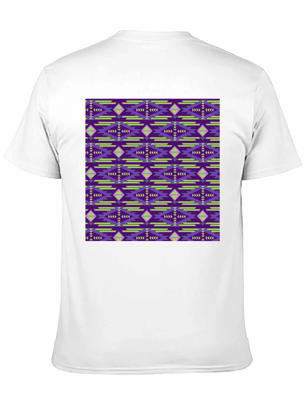 Patterned Graphic Print Tee