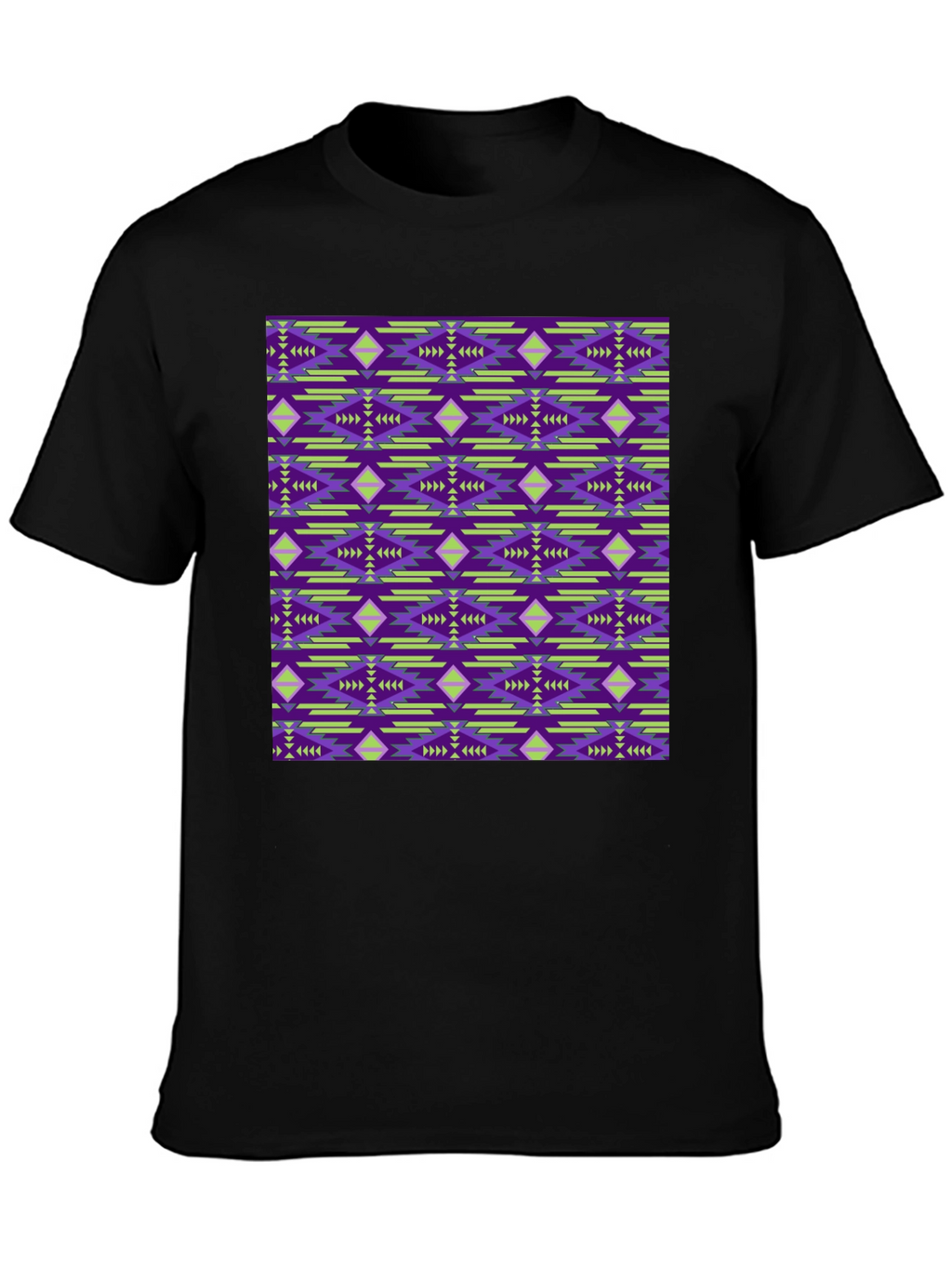 Patterned Graphic Print Tee