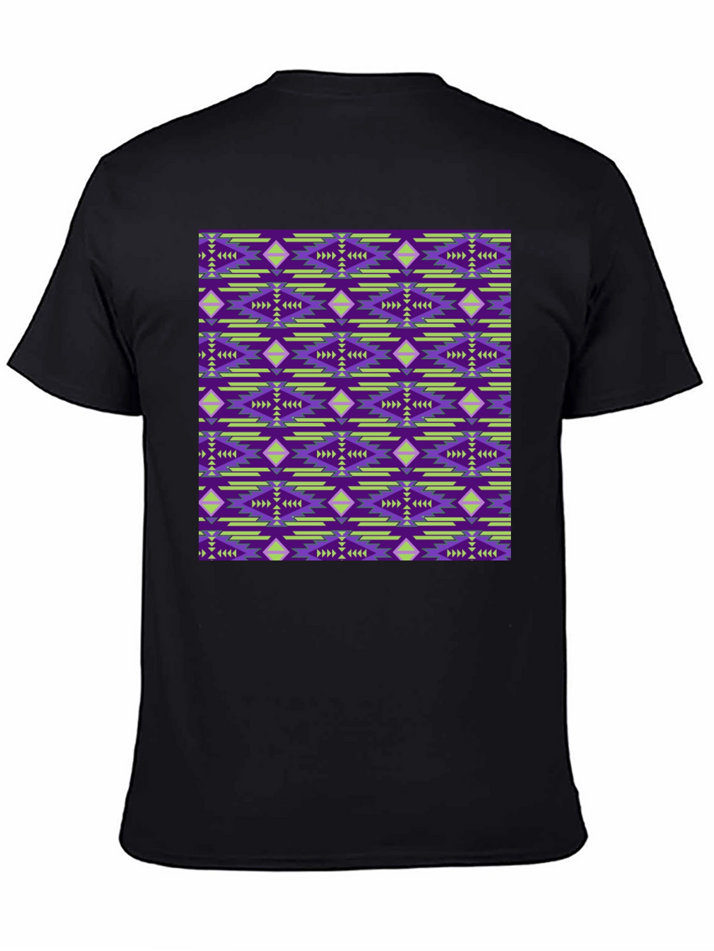 Patterned Graphic Print Tee