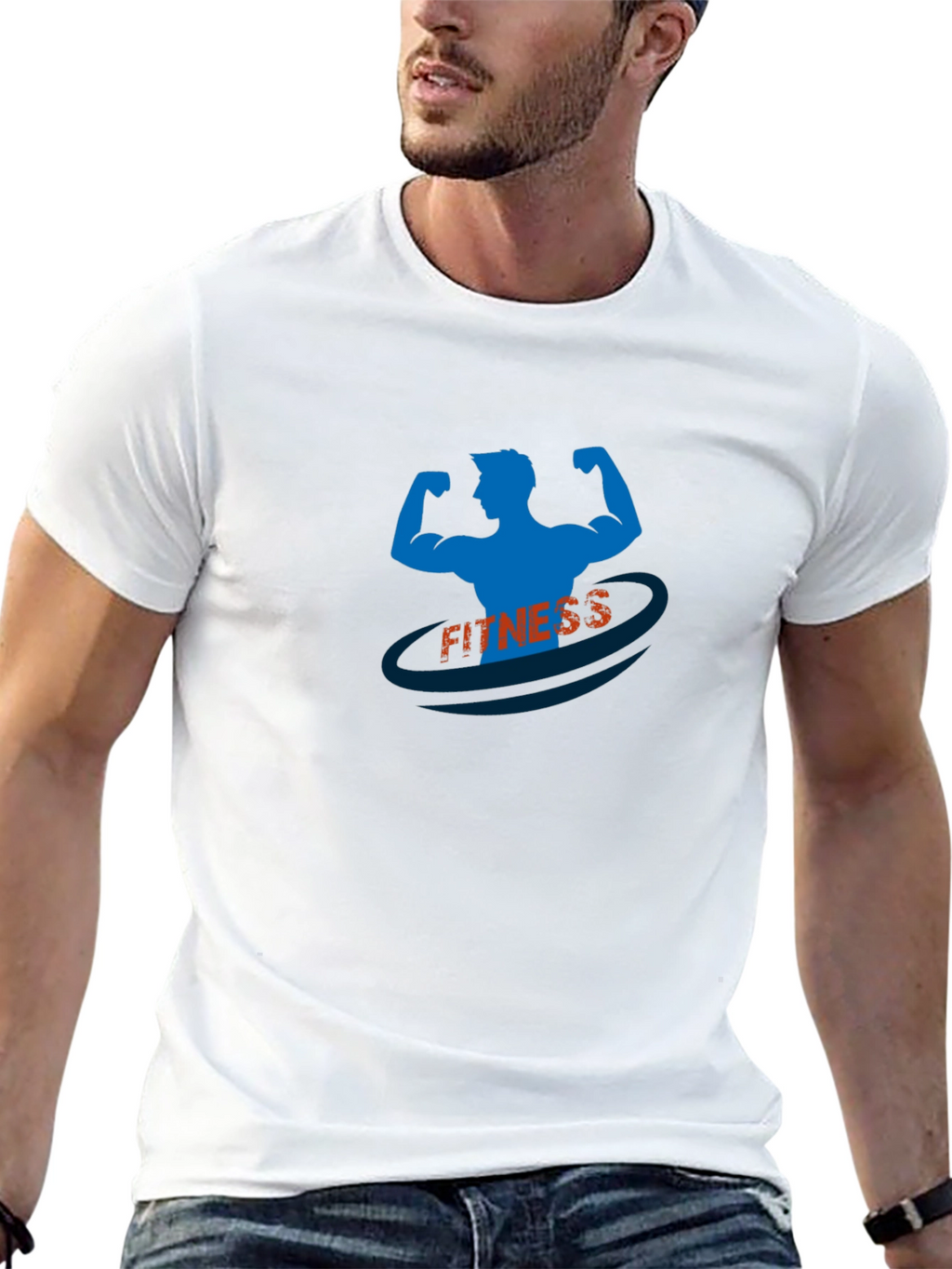 Fitness Graphic T-Shirt - Gym Body Design