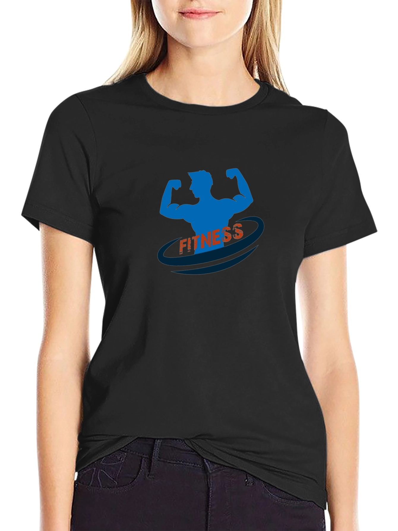 Fitness Graphic T-Shirt - Gym Body Design