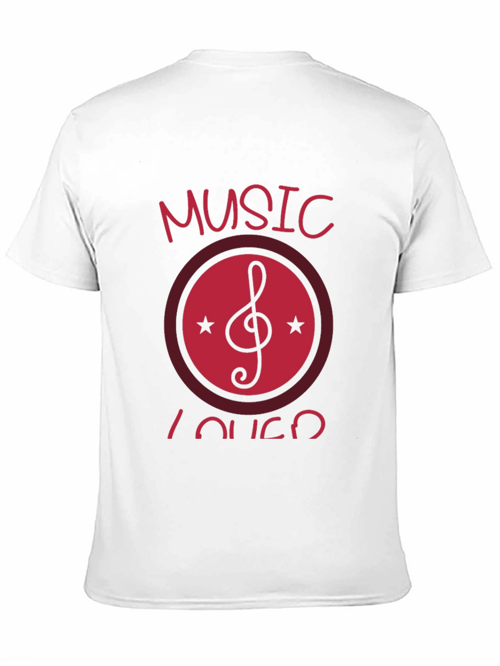 Music Lover Black Graphic T-Shirt