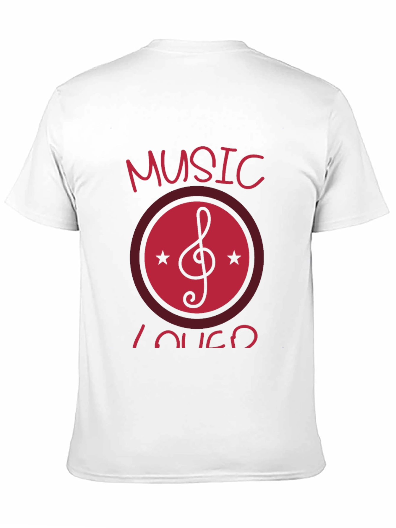 Music Lover Black Graphic T-Shirt