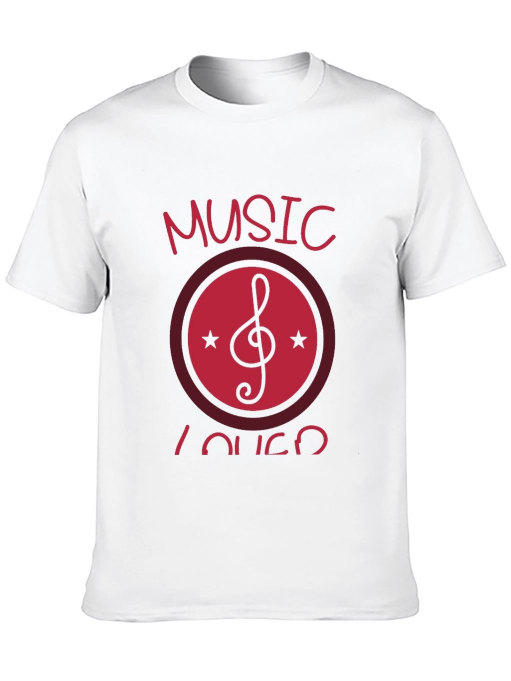 Music Lover Black Graphic T-Shirt