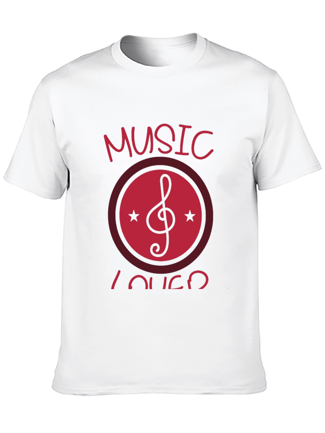 Music Lover Black Graphic T-Shirt