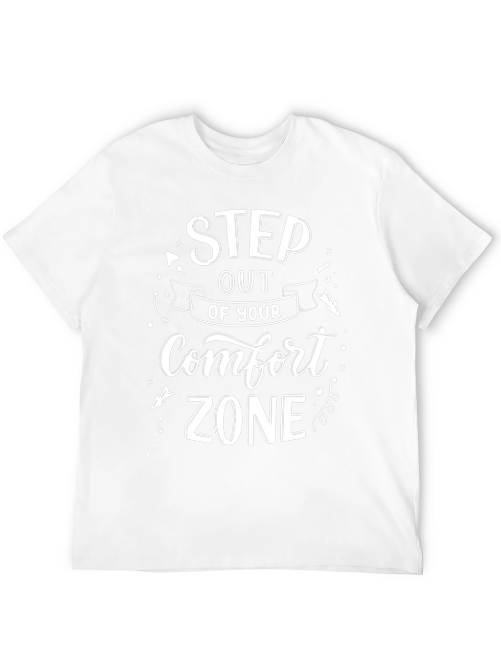 Step Out of Your Comfort Zone Black T-Shirt