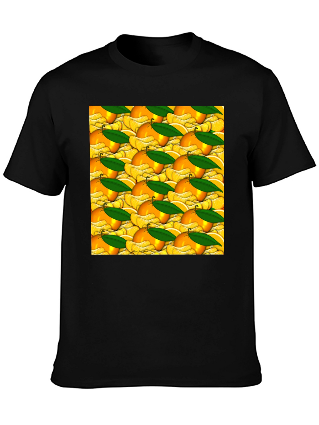 Citrus Fruit Pattern T-Shirt