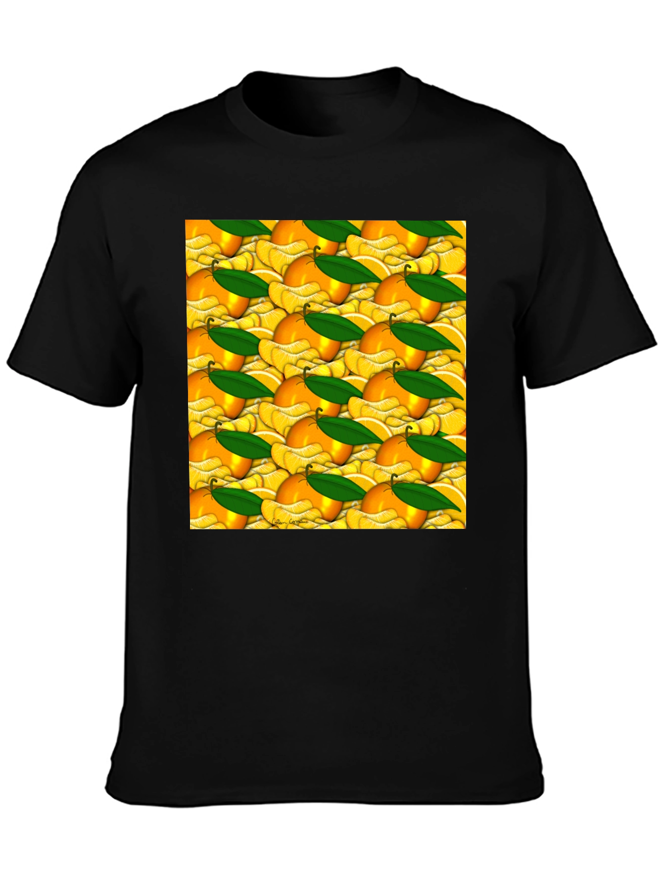 Citrus Fruit Pattern T-Shirt
