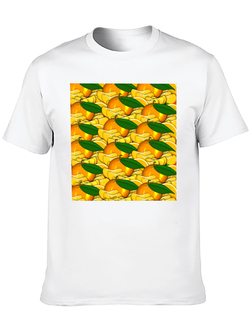 Citrus Fruit Pattern T-Shirt