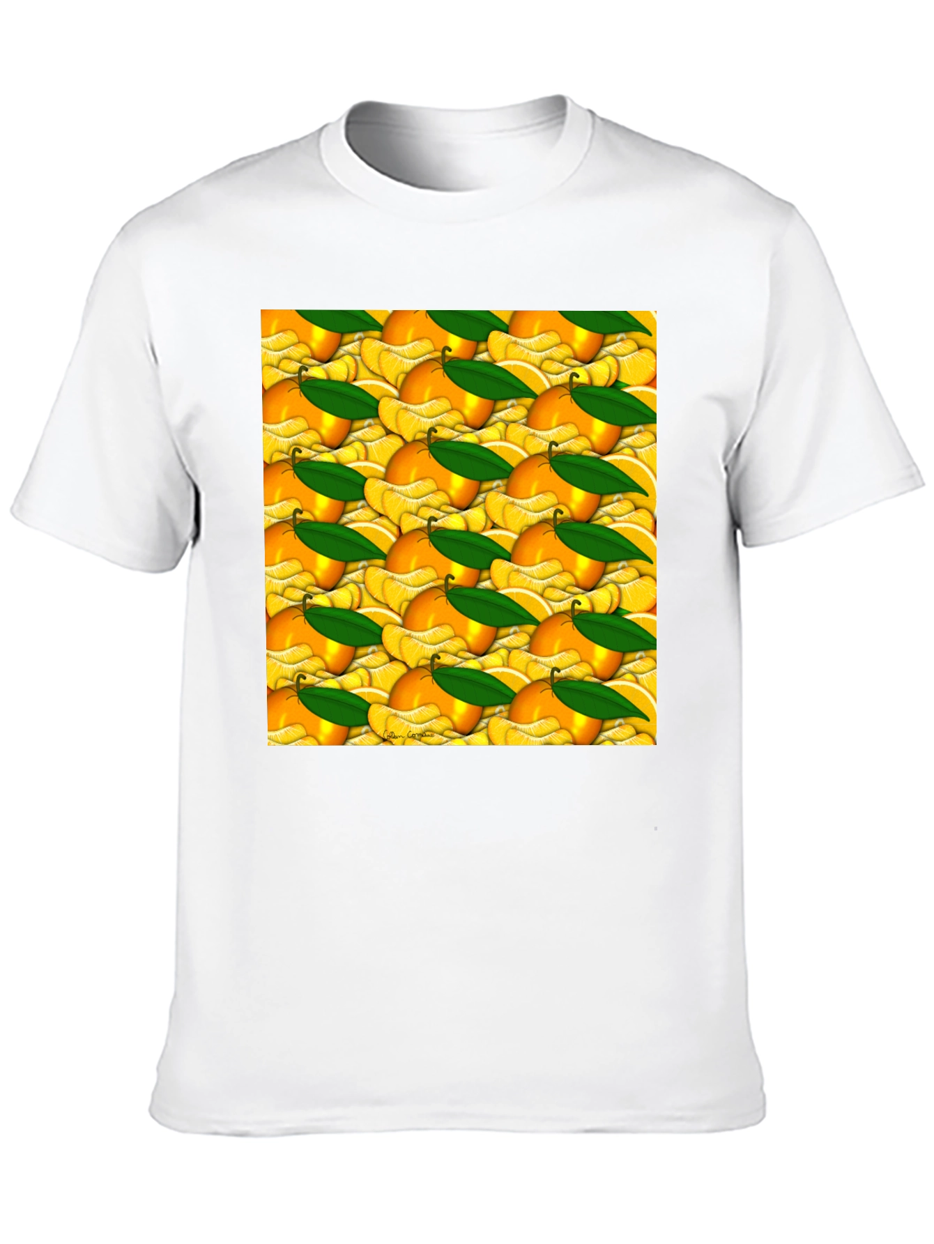 Citrus Fruit Pattern T-Shirt