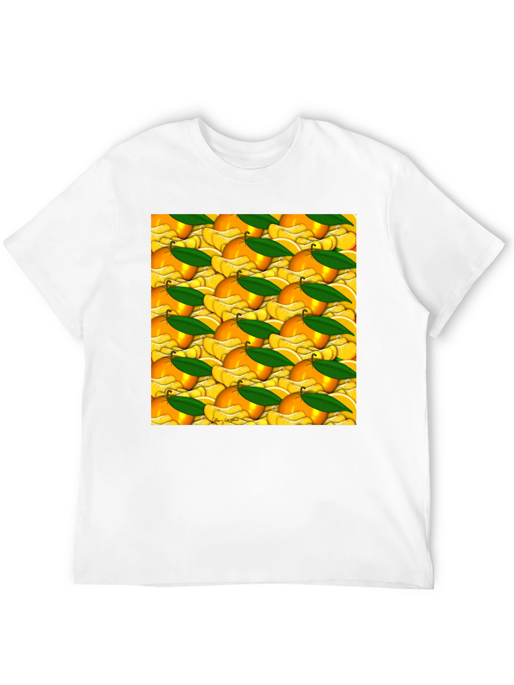 Citrus Fruit Pattern T-Shirt