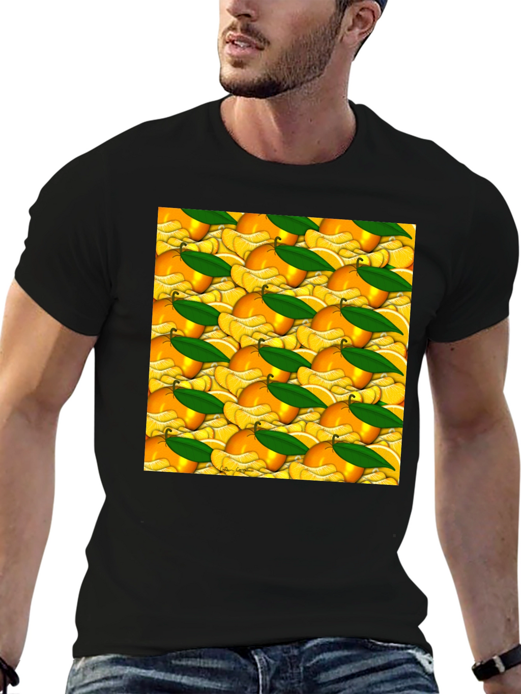 Citrus Fruit Pattern T-Shirt
