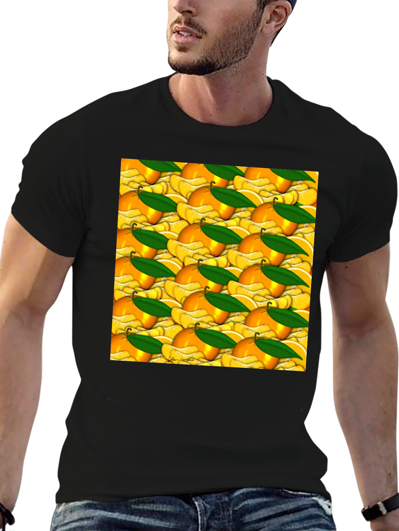 Citrus Fruit Pattern T-Shirt