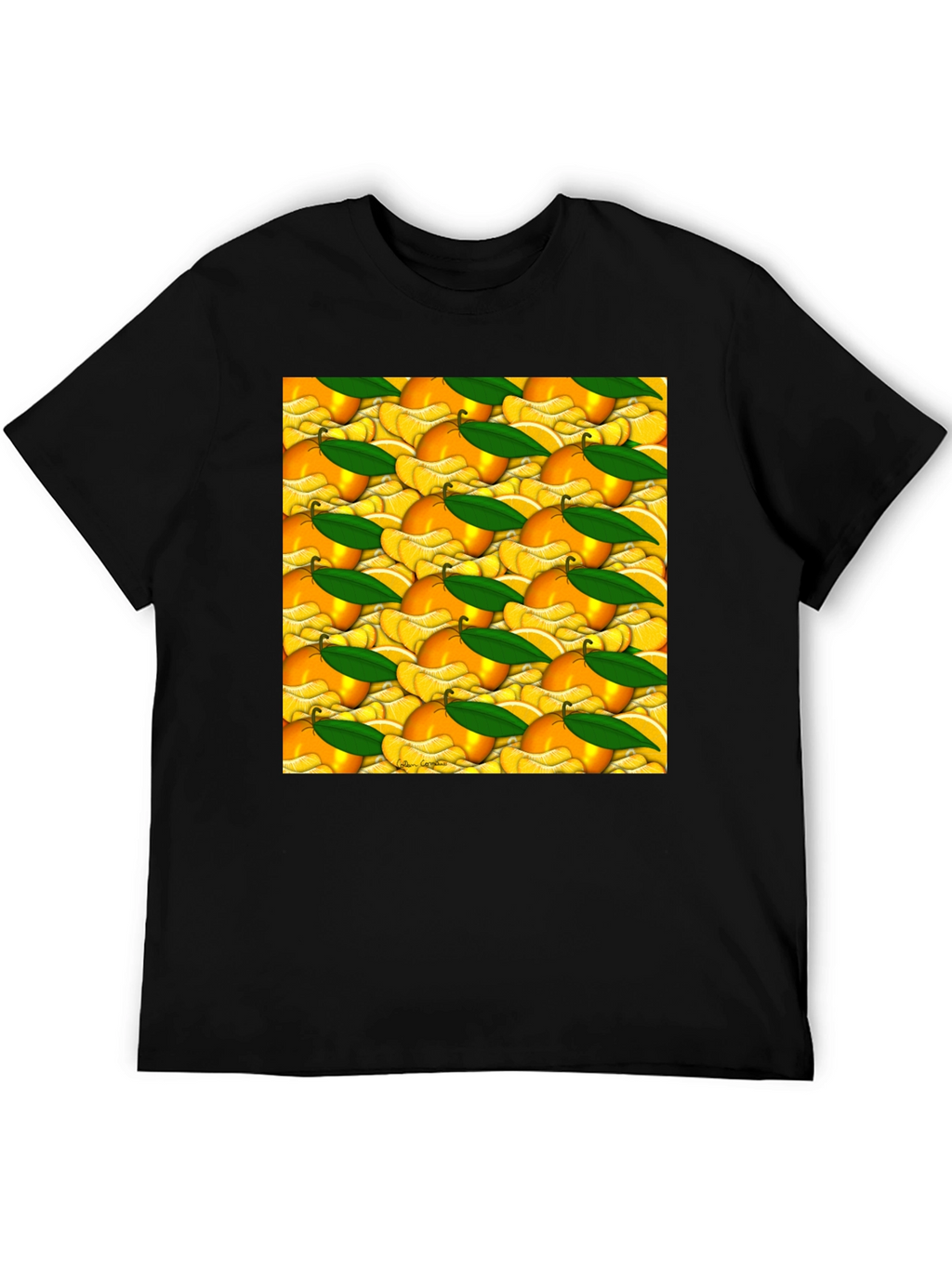 Citrus Fruit Pattern T-Shirt