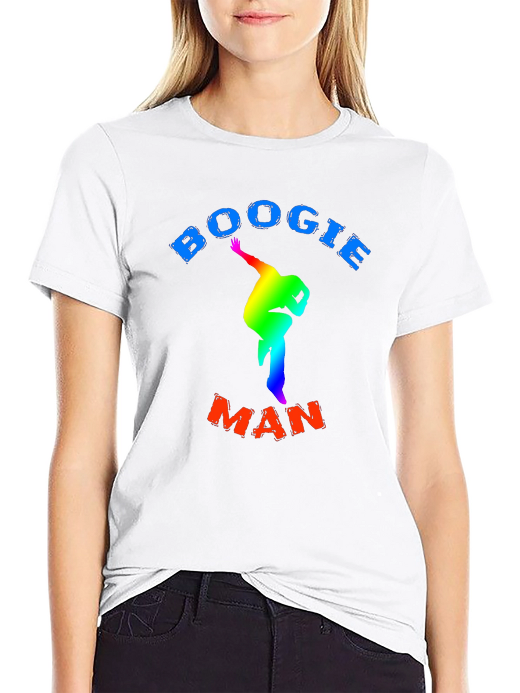 Boogie Man T-Shirt - Rainbow Dancer