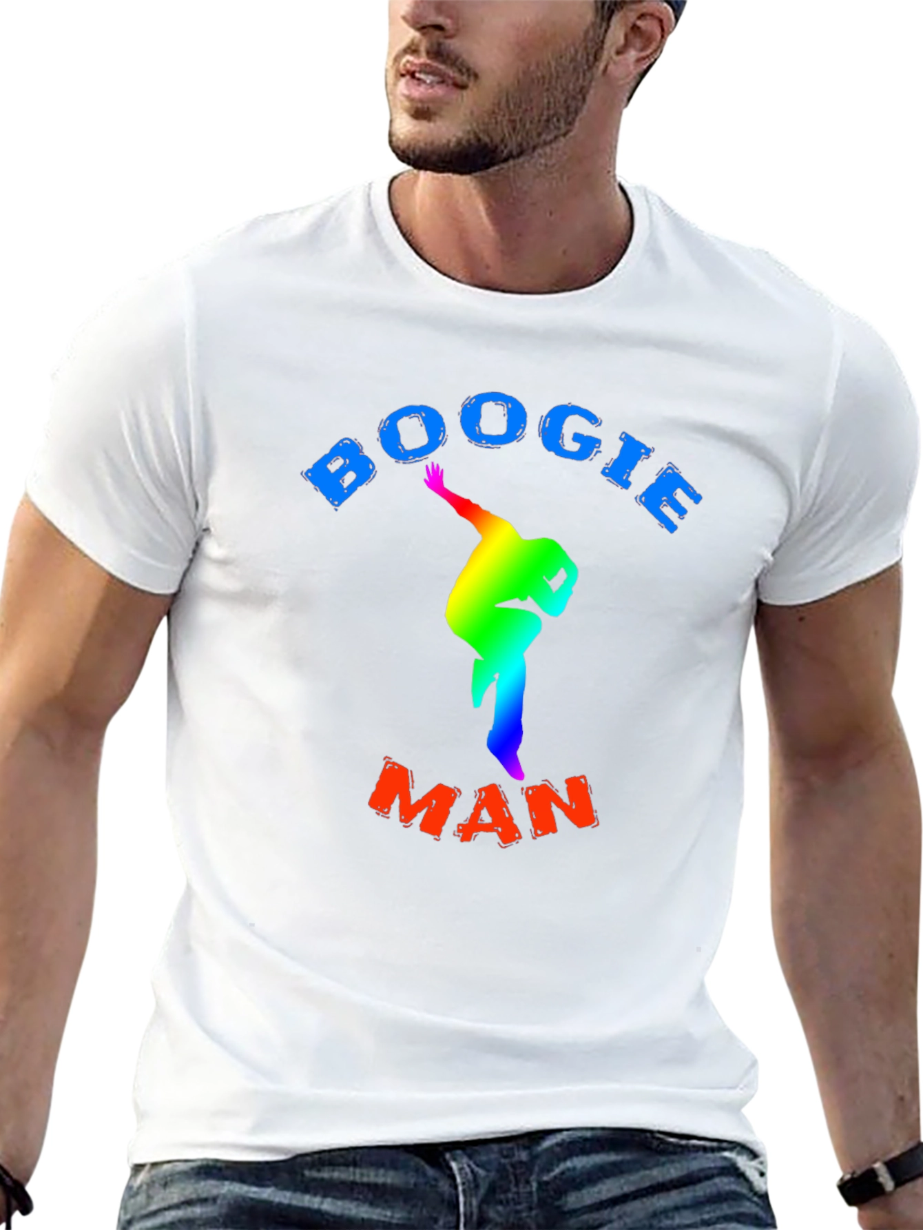 Boogie Man T-Shirt - Rainbow Dancer