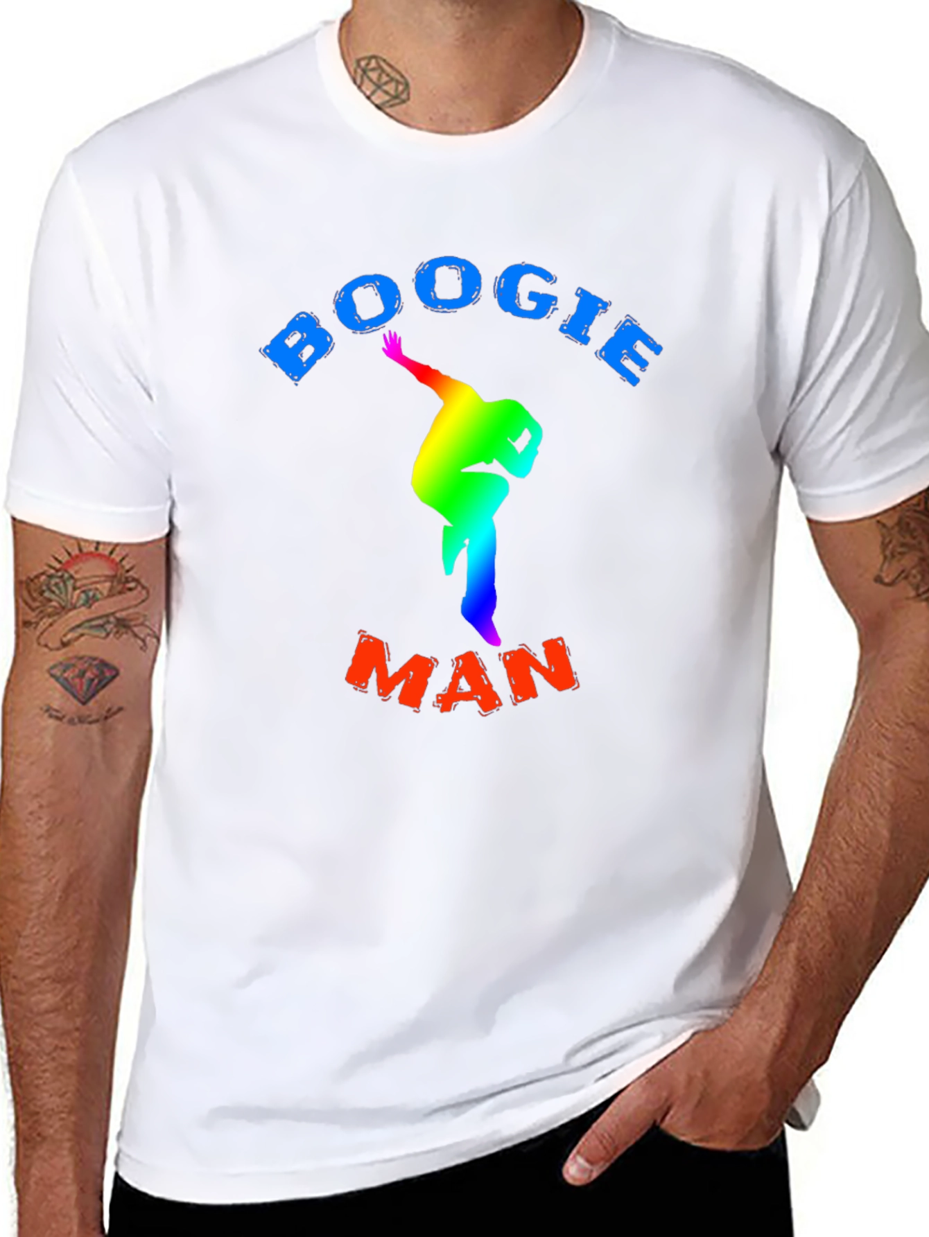 Boogie Man T-Shirt - Rainbow Dancer