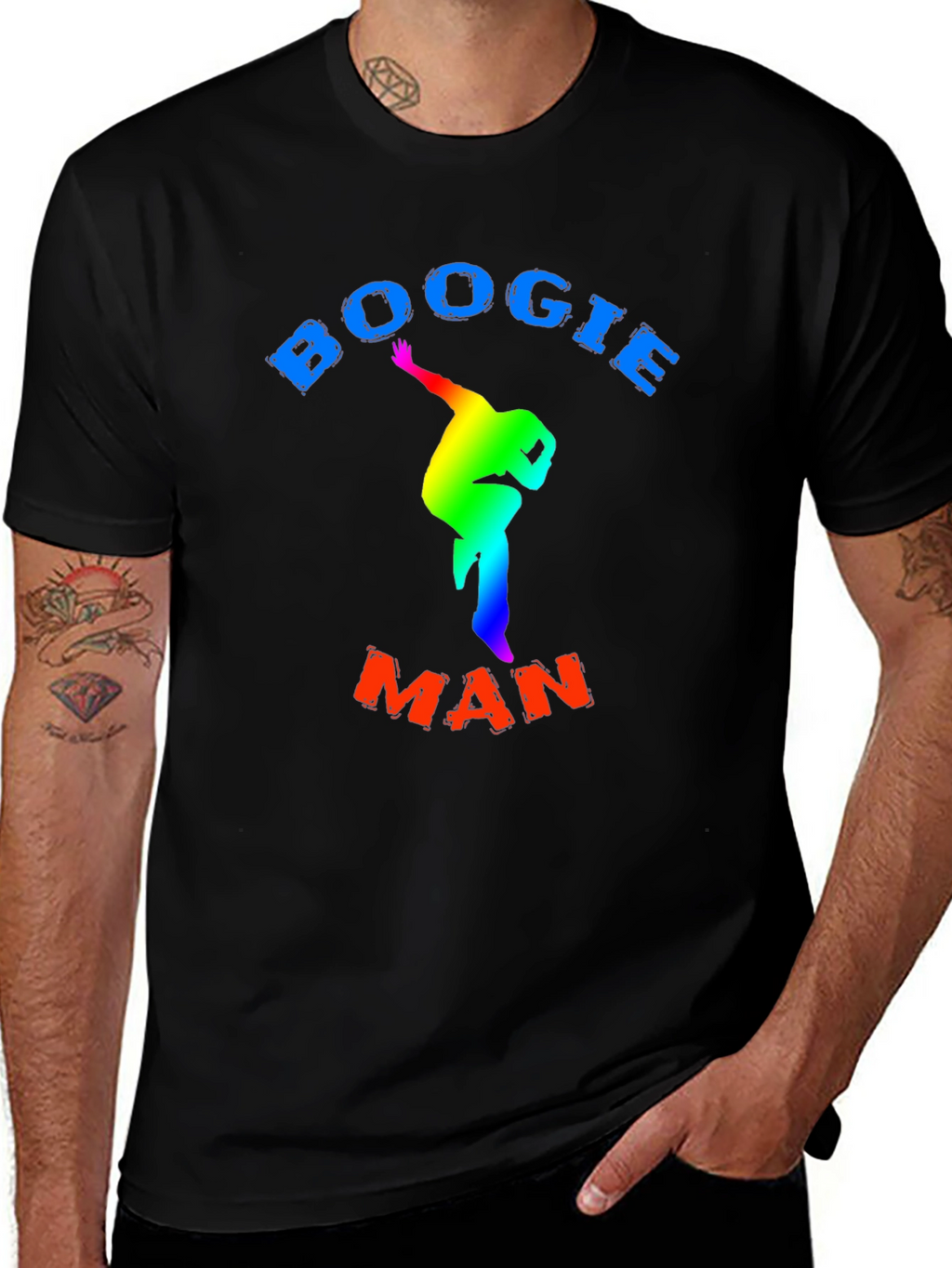 Boogie Man T-Shirt - Rainbow Dancer