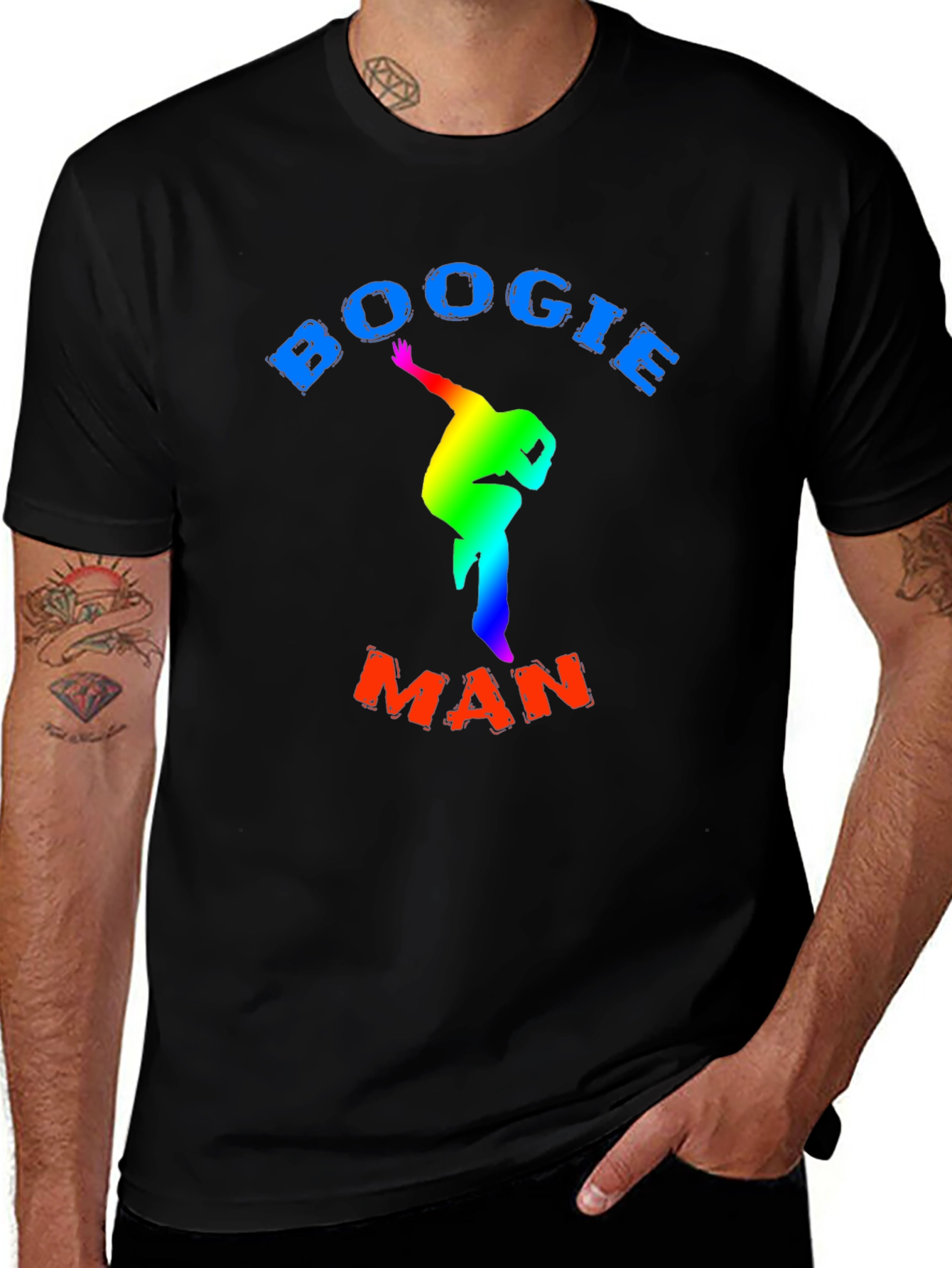 Boogie Man T-Shirt - Rainbow Dancer