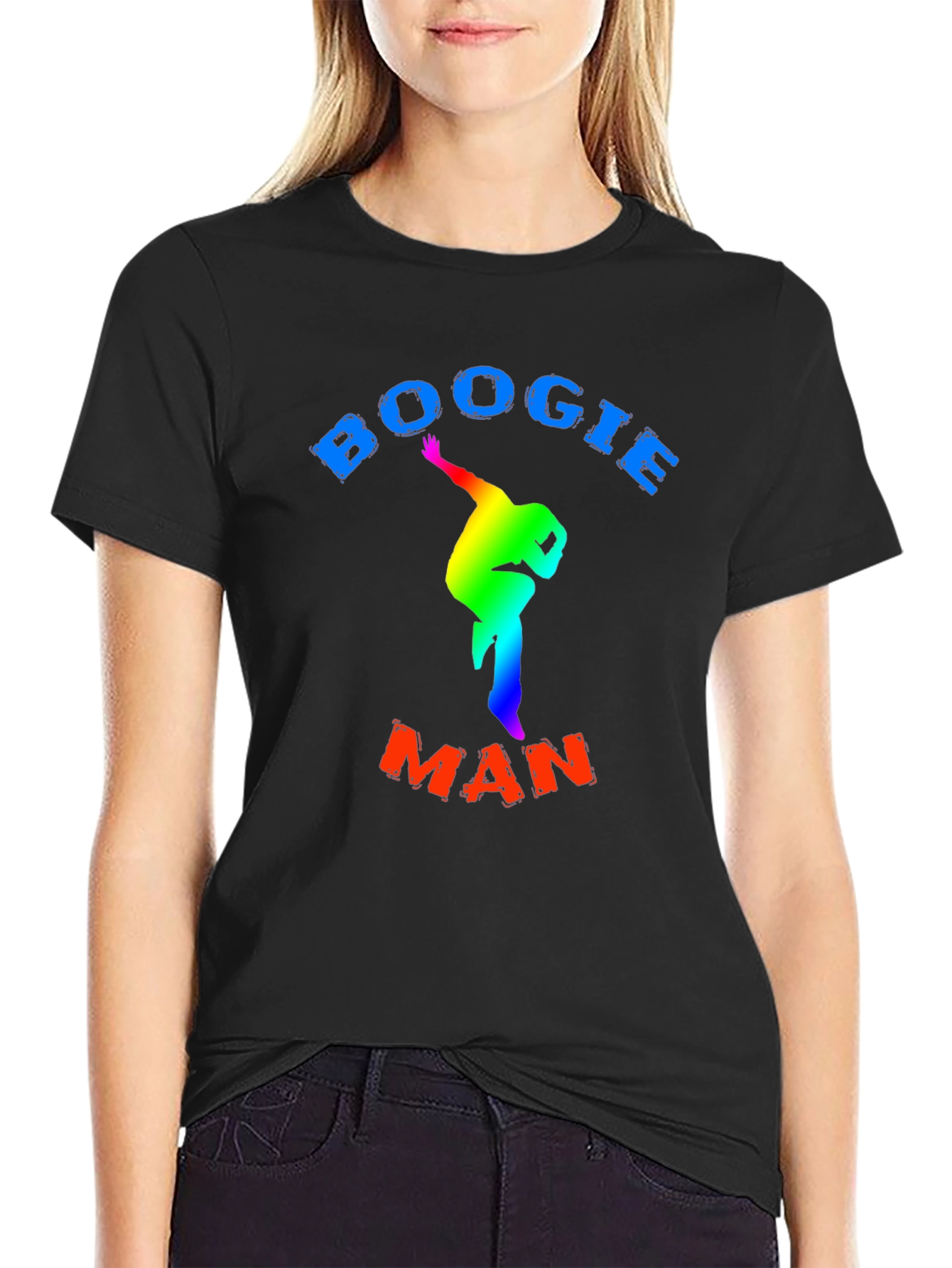 Boogie Man T-Shirt - Rainbow Dancer