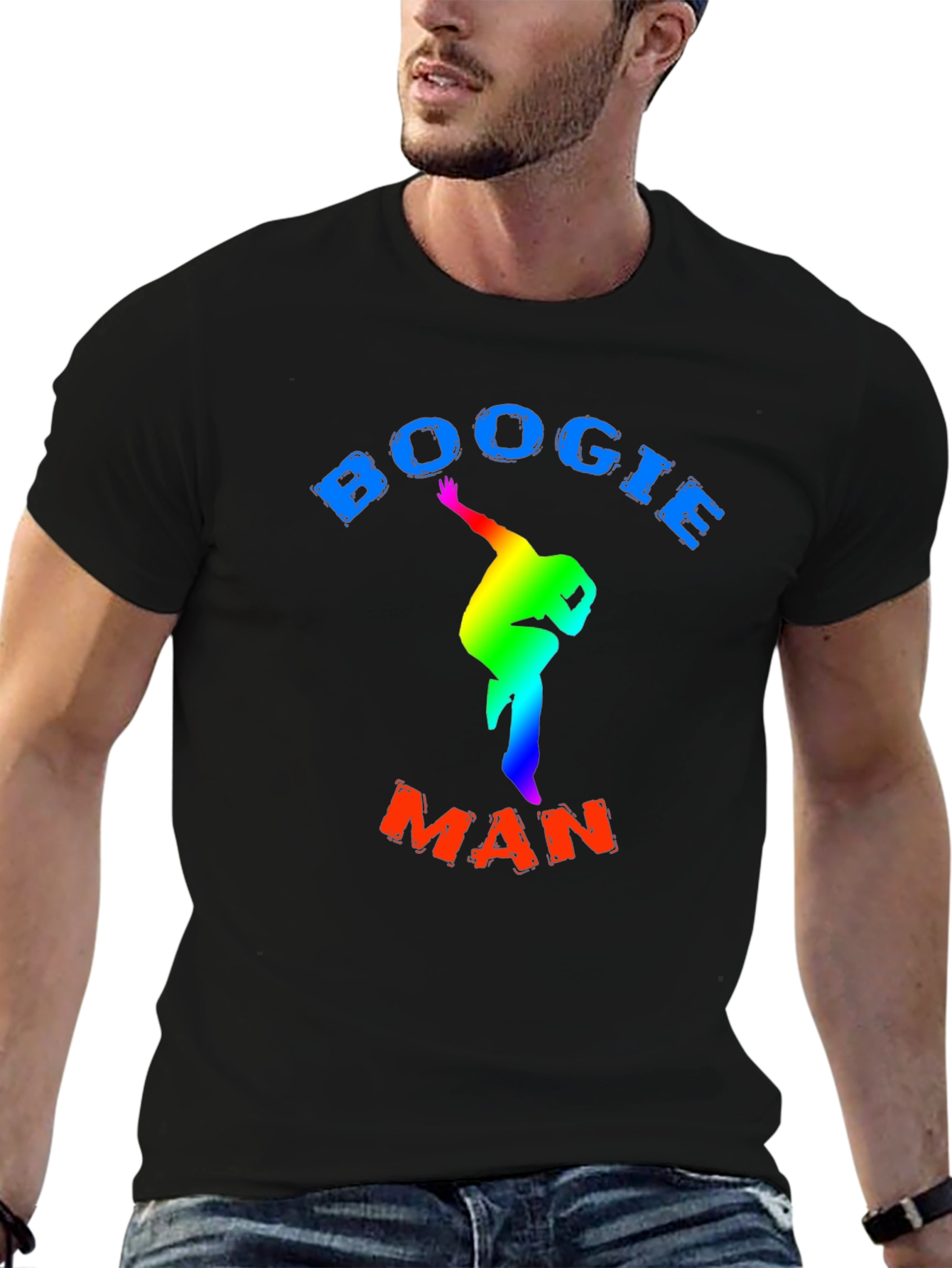 Boogie Man T-Shirt - Rainbow Dancer