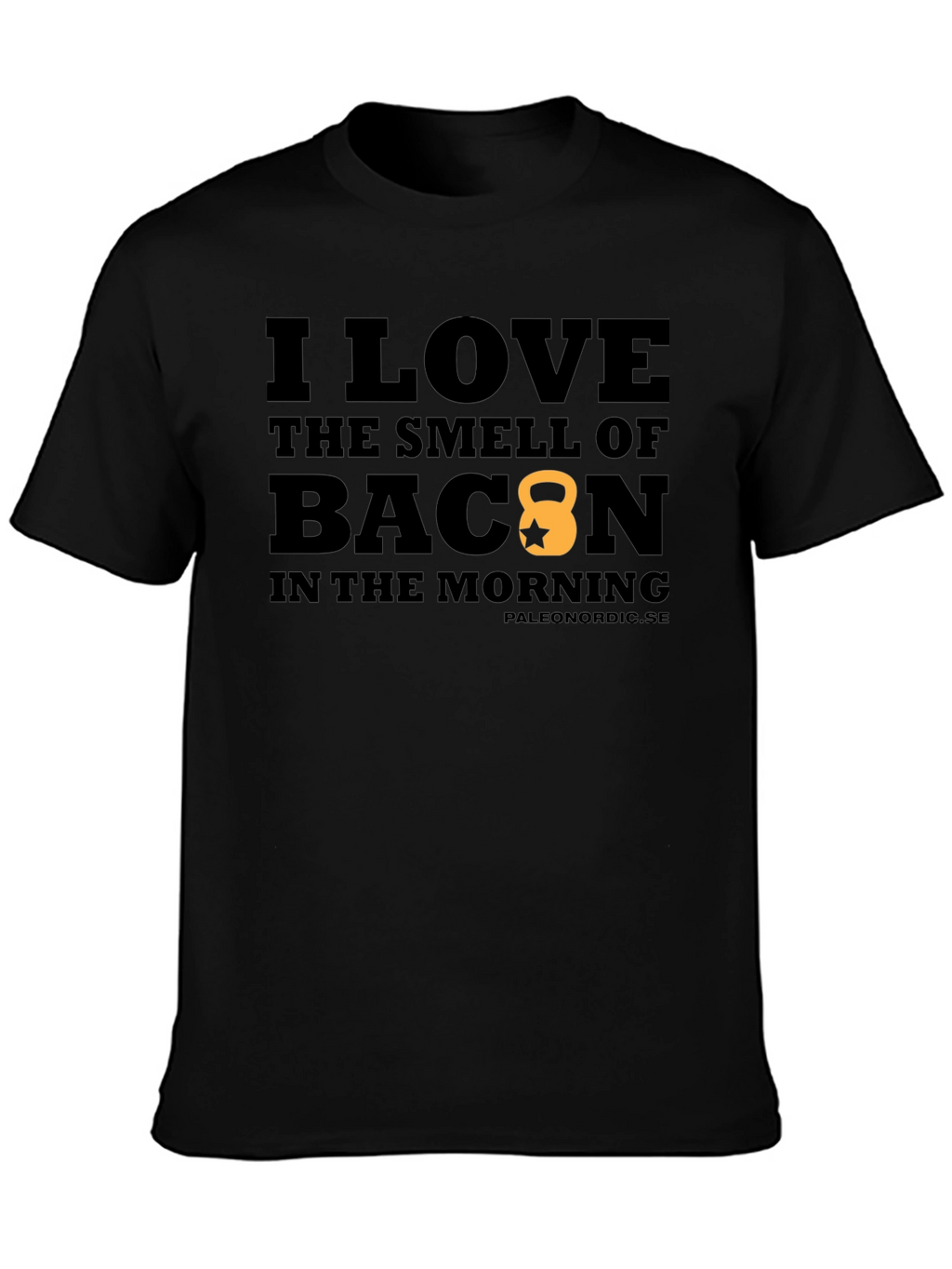 Bacon Lovers Black T-Shirt