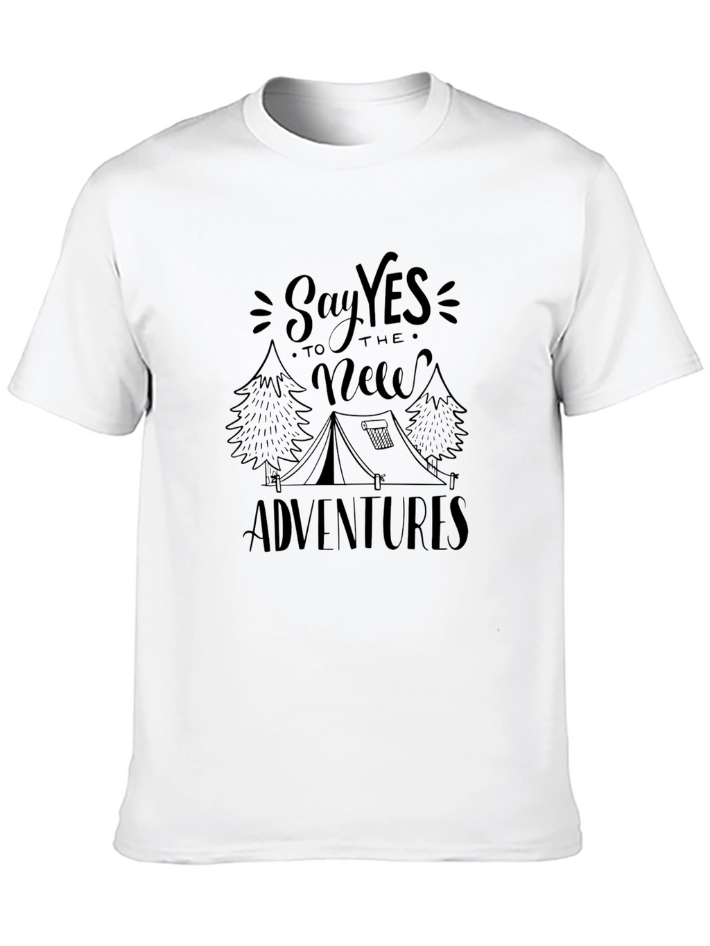 Adventure Awaits: Graphic Print Tee